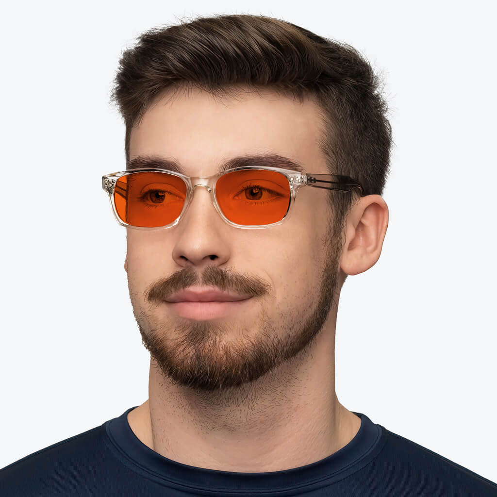 NightFall Lucent Blue Blocking Glasses - Crystal - Image 5