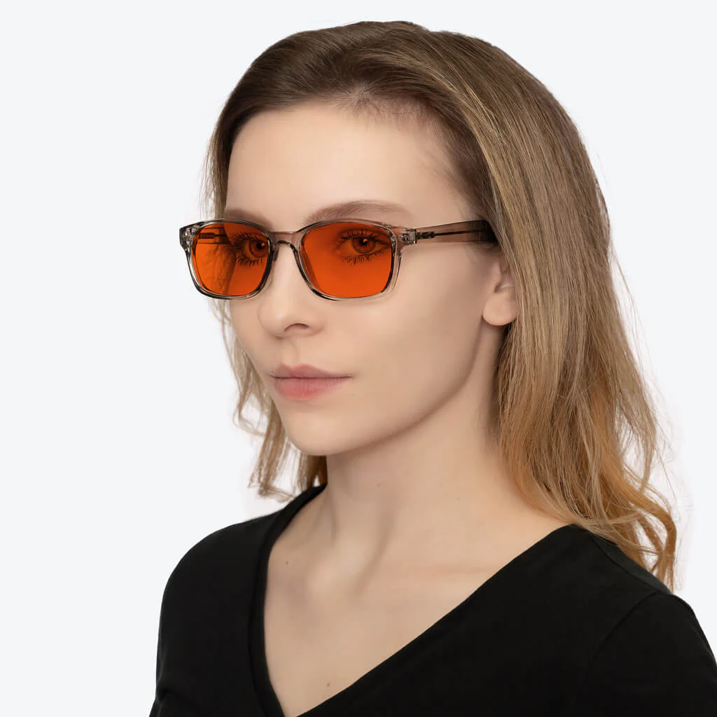 NightFall Lucent Blue Blocking Glasses - Pearl Grey - Image 3