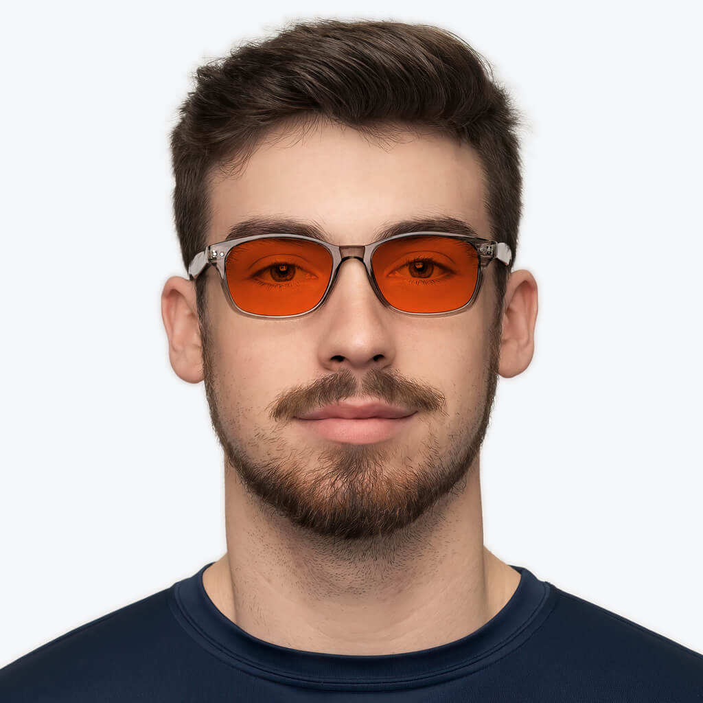 NightFall Lucent Blue Blocking Glasses - Pearl Grey - Image 4