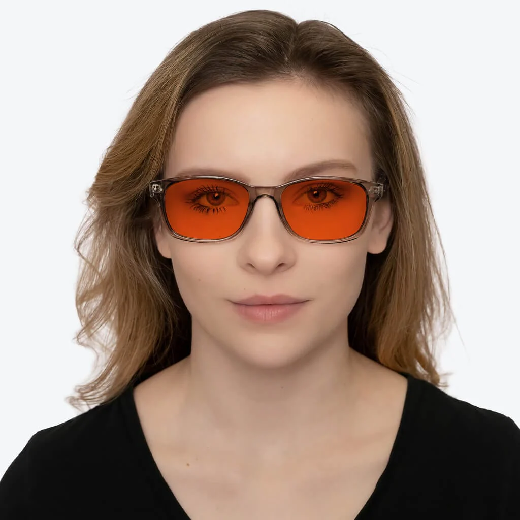 NightFall Lucent Blue Blocking Glasses - Pearl Grey - Image 5