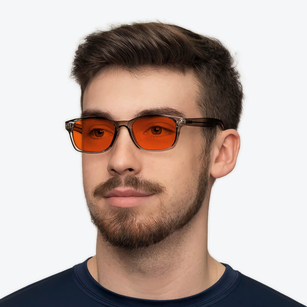 NightFall Lucent Blue Blocking Glasses - Pearl Grey - Image 6