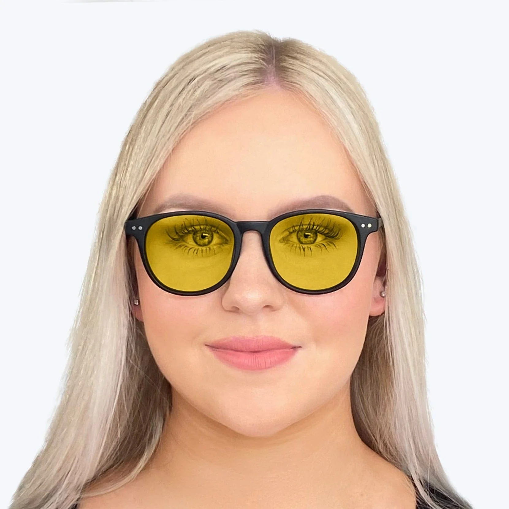 DayMax Billie Glasses - Matt Black - Readers - Image 6