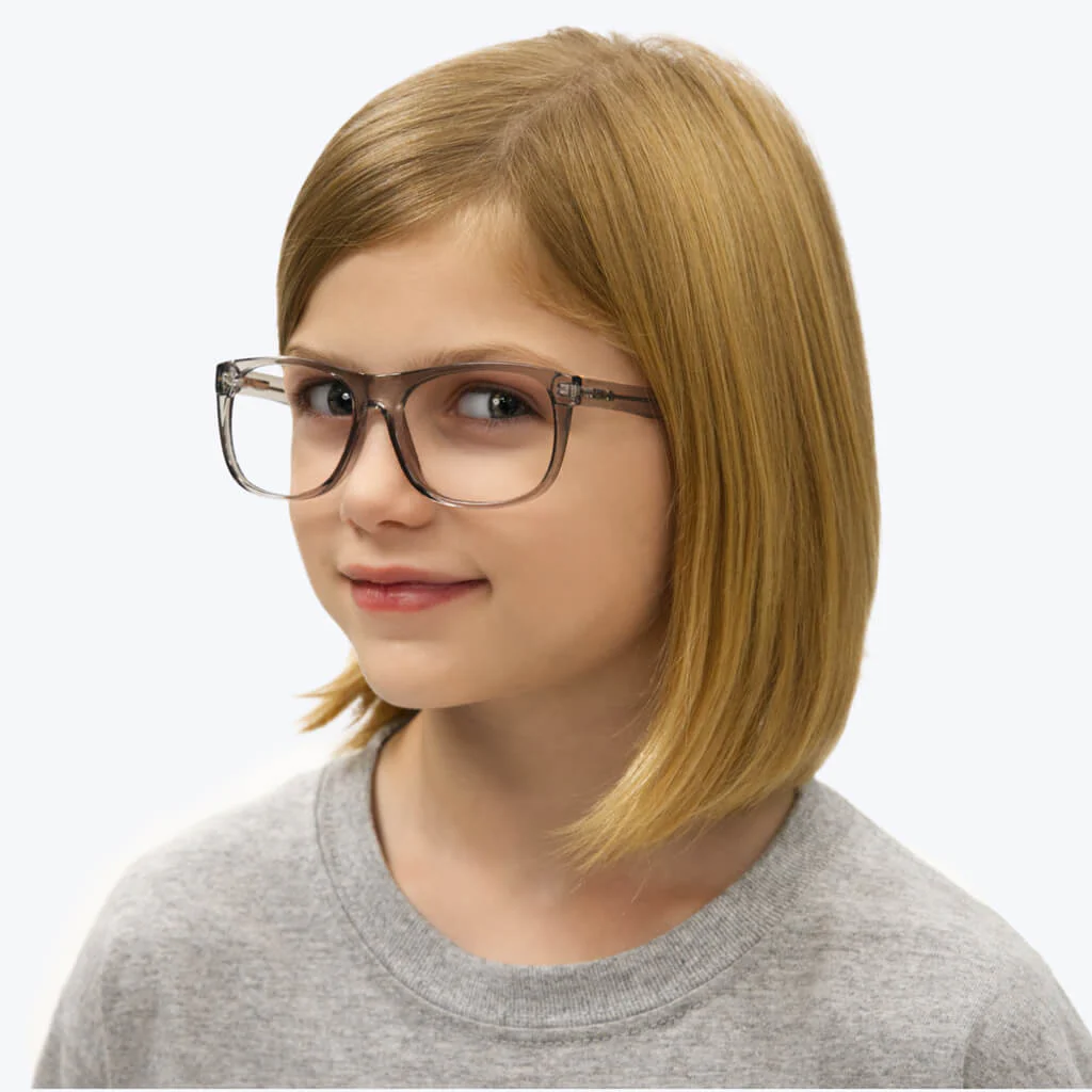 Kids ScreenTime Computer Glasses Pearl Grey -  Medium - Image 6