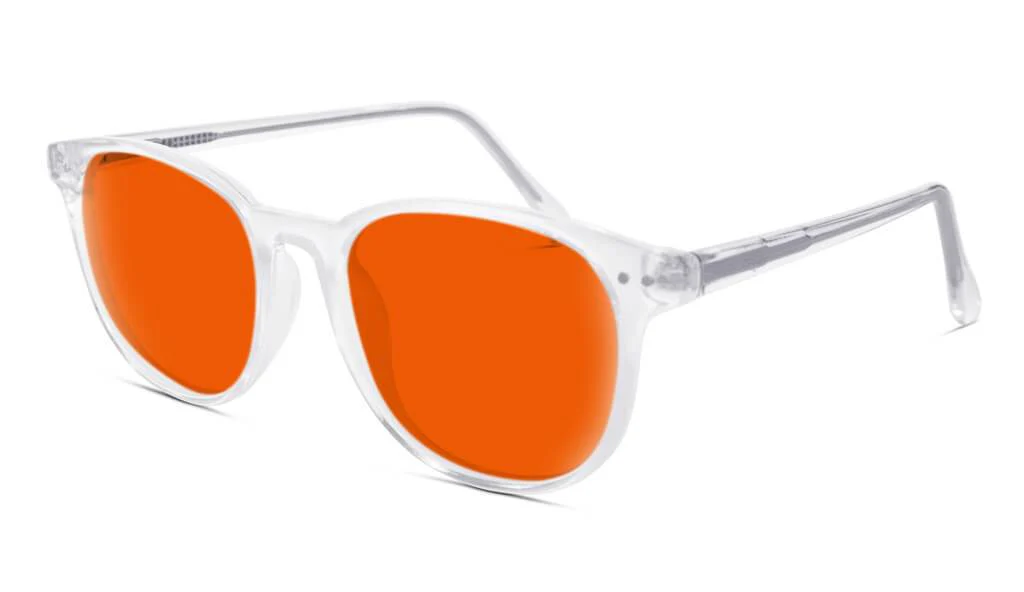 NightFall Billie Blue Blocking Glasses - Crystal - Image 2