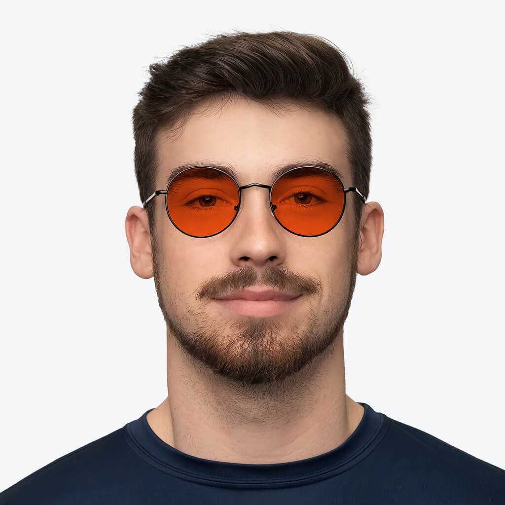 NightFall Elton Blue Blocking Glasses - Black - Readers - Image 3