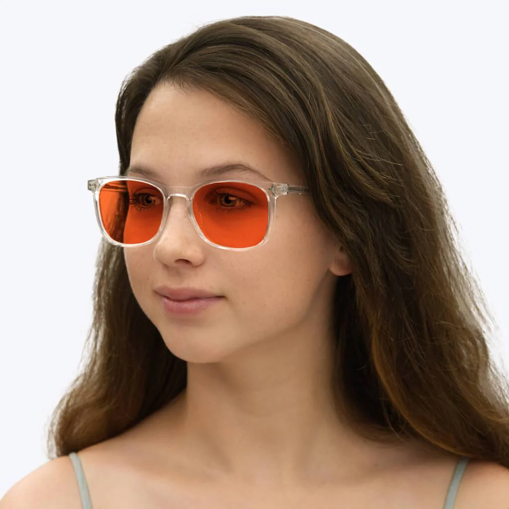 Nightfall Taylor Blue Blocking Glasses - Crystal - Image 6