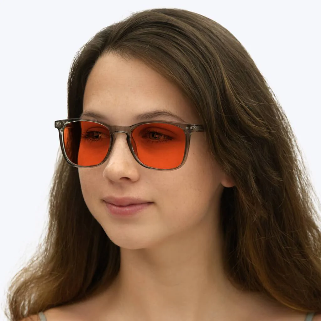 Nightfall Taylor Blue Blocking Glasses - Pearl Grey - Readers - Image 6