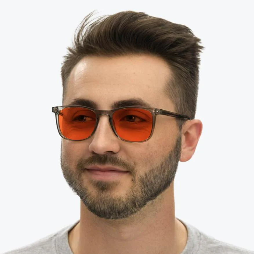 Nightfall Taylor Blue Blocking Glasses - Pearl Grey - Readers - Image 7