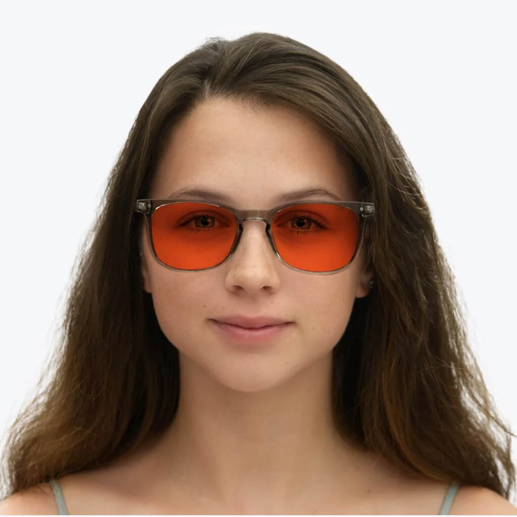 Nightfall Taylor Blue Blocking Glasses - Pearl Grey - Readers - Image 8