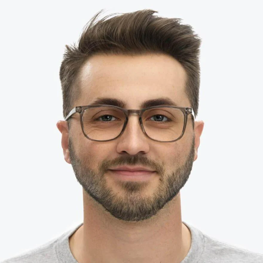 ScreenTime Taylor Computer Glasses - Pearl Grey - Image 8