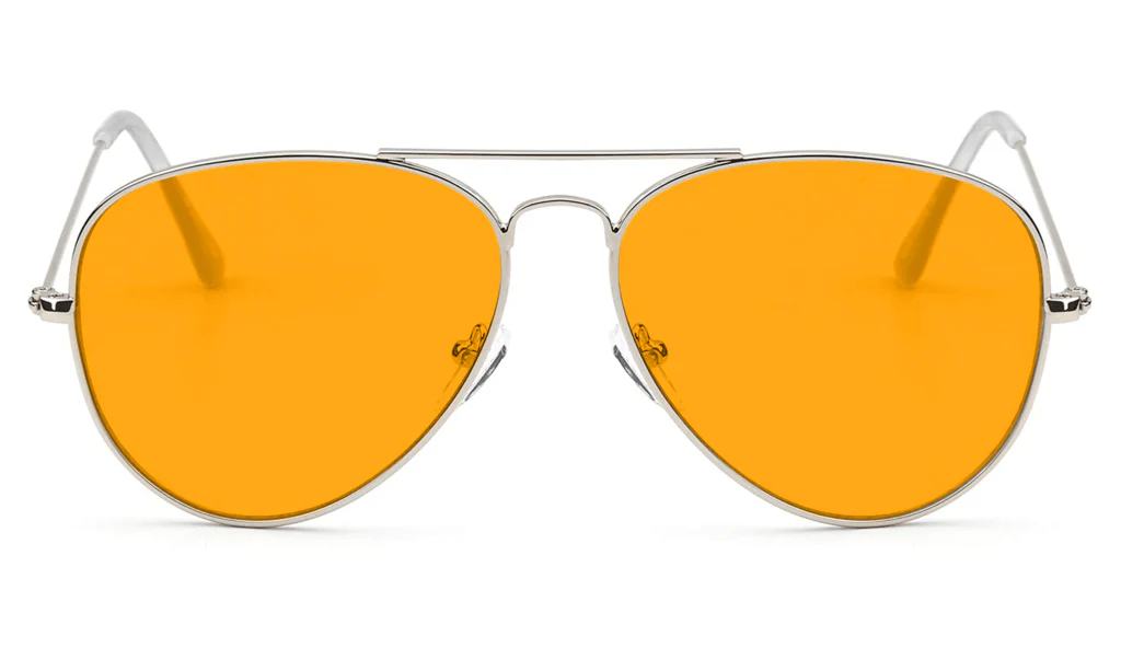 SunDown Aviator Blue Blocking Glasses - Prescription - Image 3