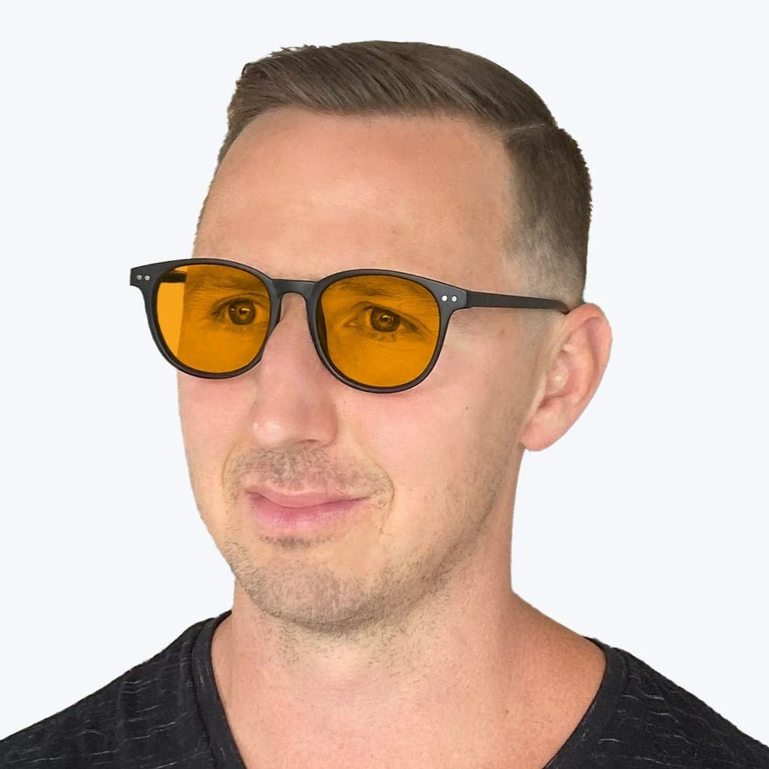 SunDown Billie Blue Blocking Glasses - Black - Prescription - Image 6