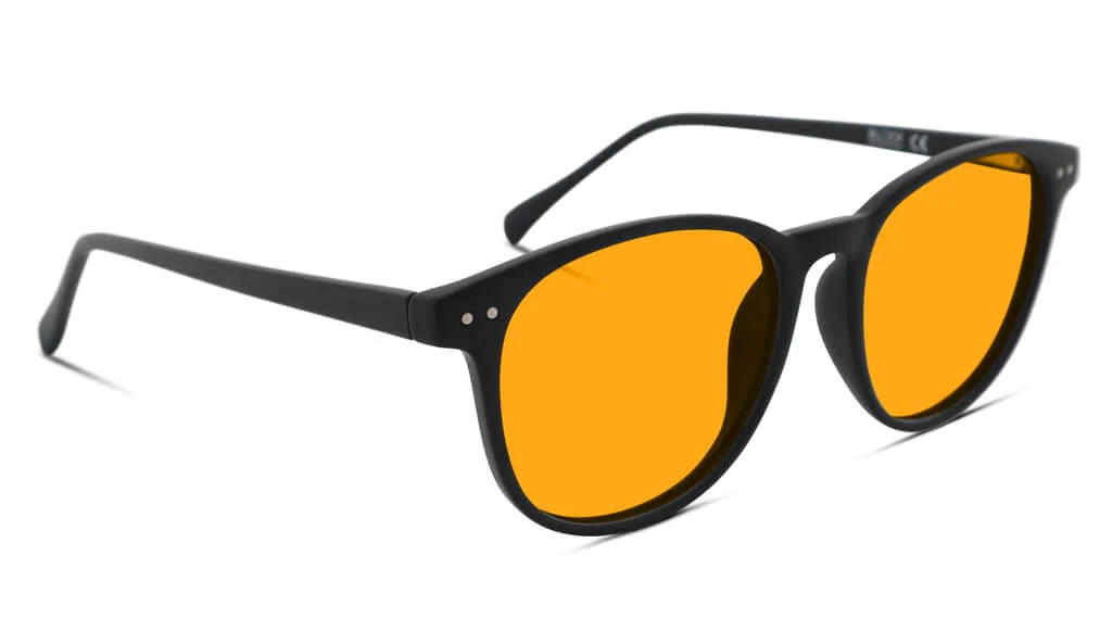 SunDown Billie Blue Blocking Glasses - Black - Readers - Image 3
