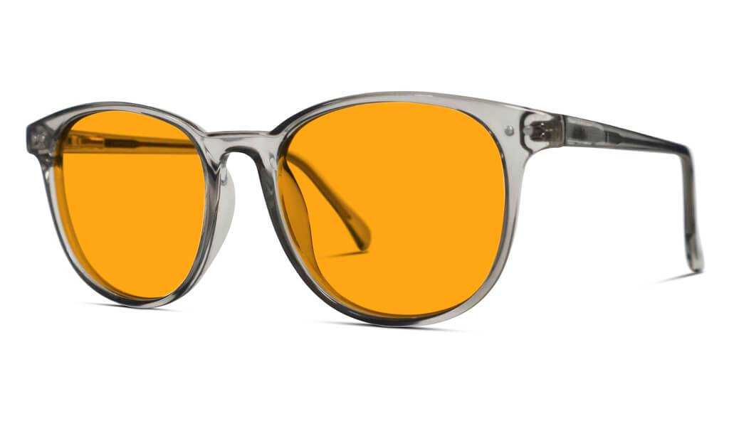 SunDown Billie Blue Blocking Glasses-Pearl Grey - Readers - Image 4