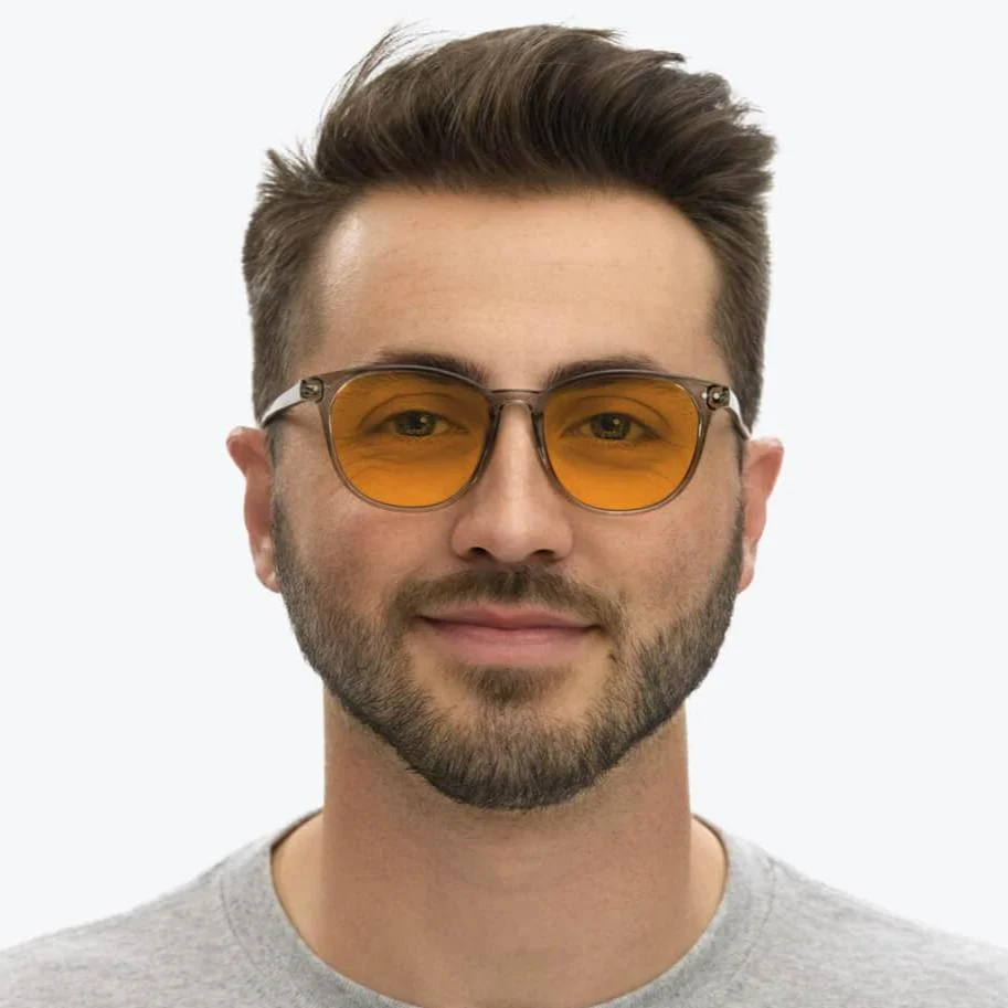 SunDown Billie Blue Blocking Glasses-Pearl Grey - Readers - Image 8
