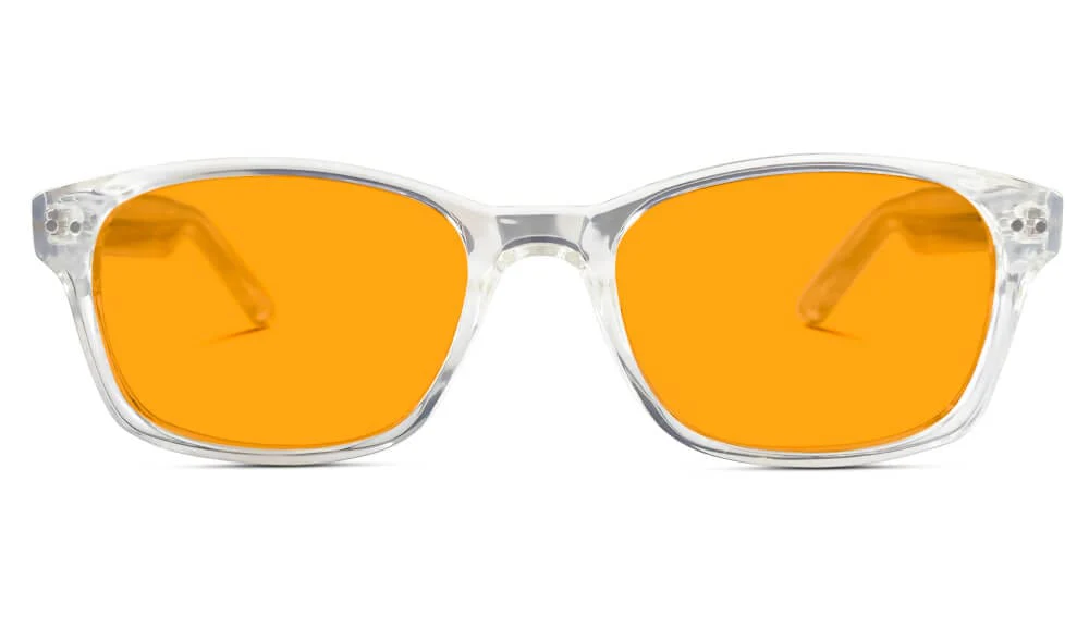 SunDown Lucent Blue Blocking Glasses - Crystal - Prescription