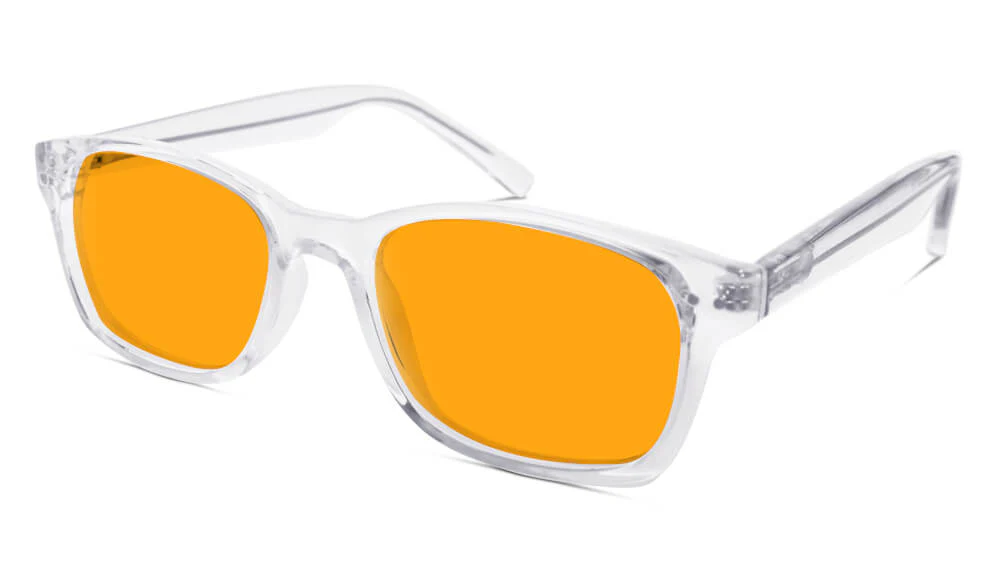 SunDown Lucent Blue Blocking Glasses - Crystal - Prescription - Image 2