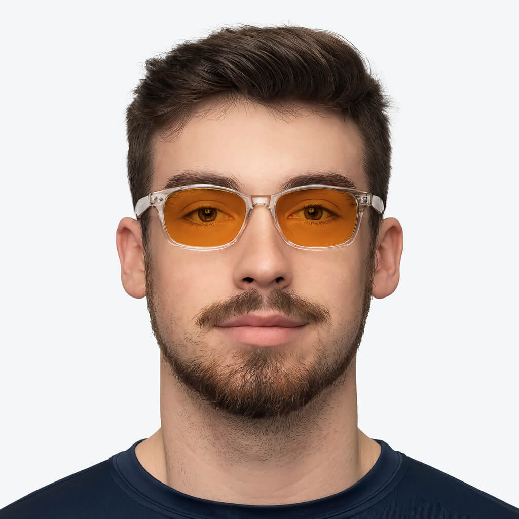 SunDown Lucent Blue Blocking Glasses - Crystal - Prescription - Image 5