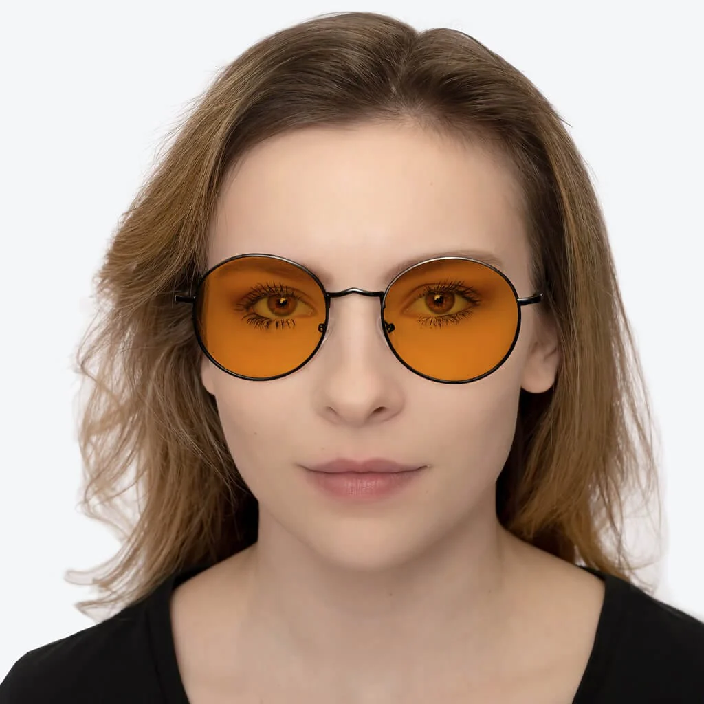 SunDown Elton Blue Blocking Glasses - Black - Image 6