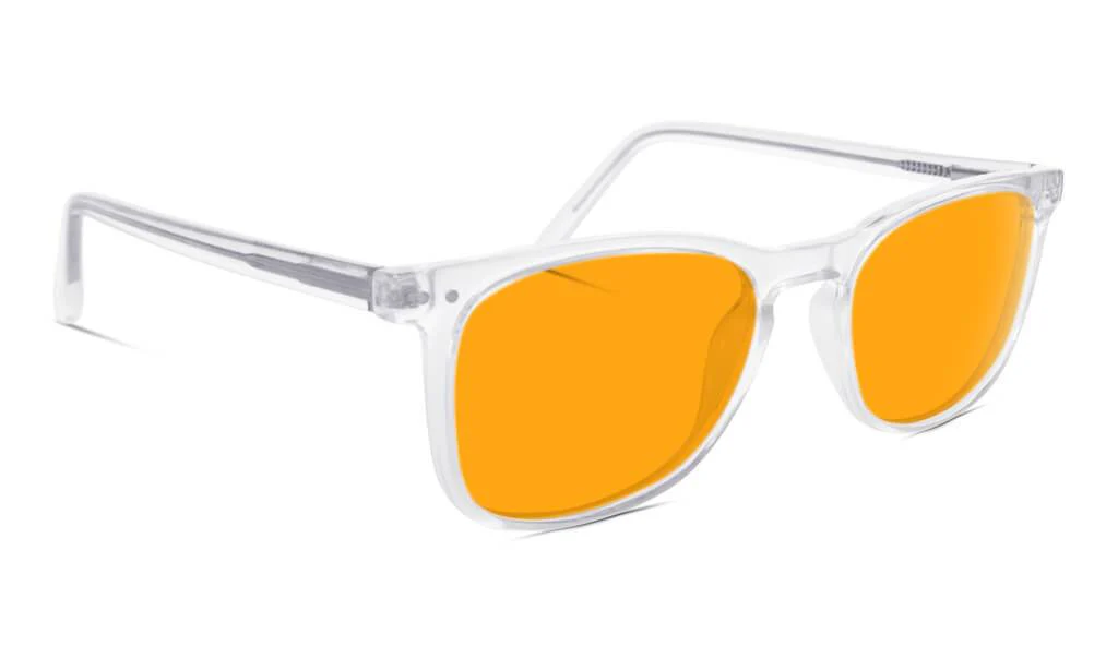SunDown Taylor Blue Blocking Glasses - Crystal - Prescription - Image 3