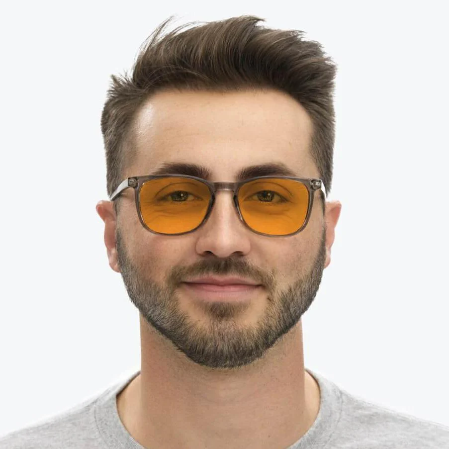 SunDown Taylor Blue Blocking Glasses-Pearl Grey- Readers - Image 5