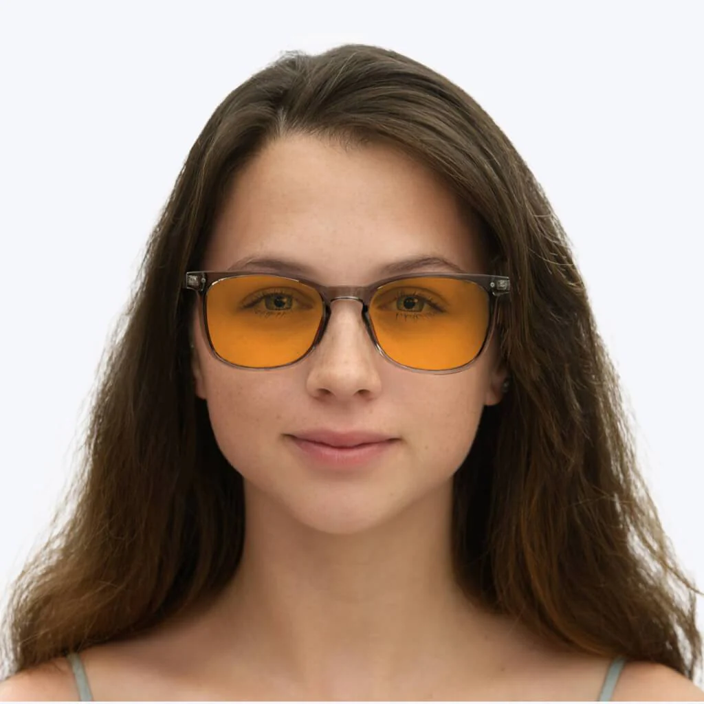 SunDown Taylor Blue Blocking Glasses-Pearl Grey- Readers - Image 8