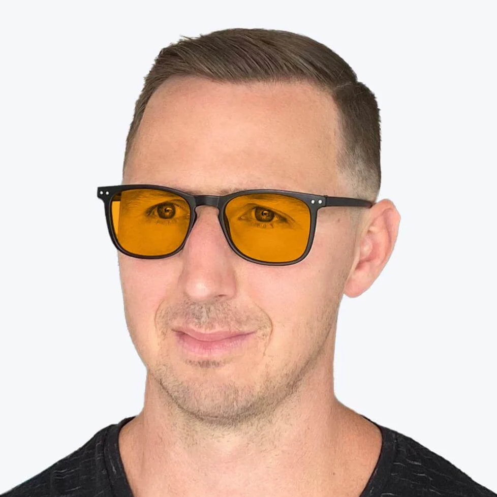 SunDown Taylor Blue Blocking Glasses - Black - Image 6