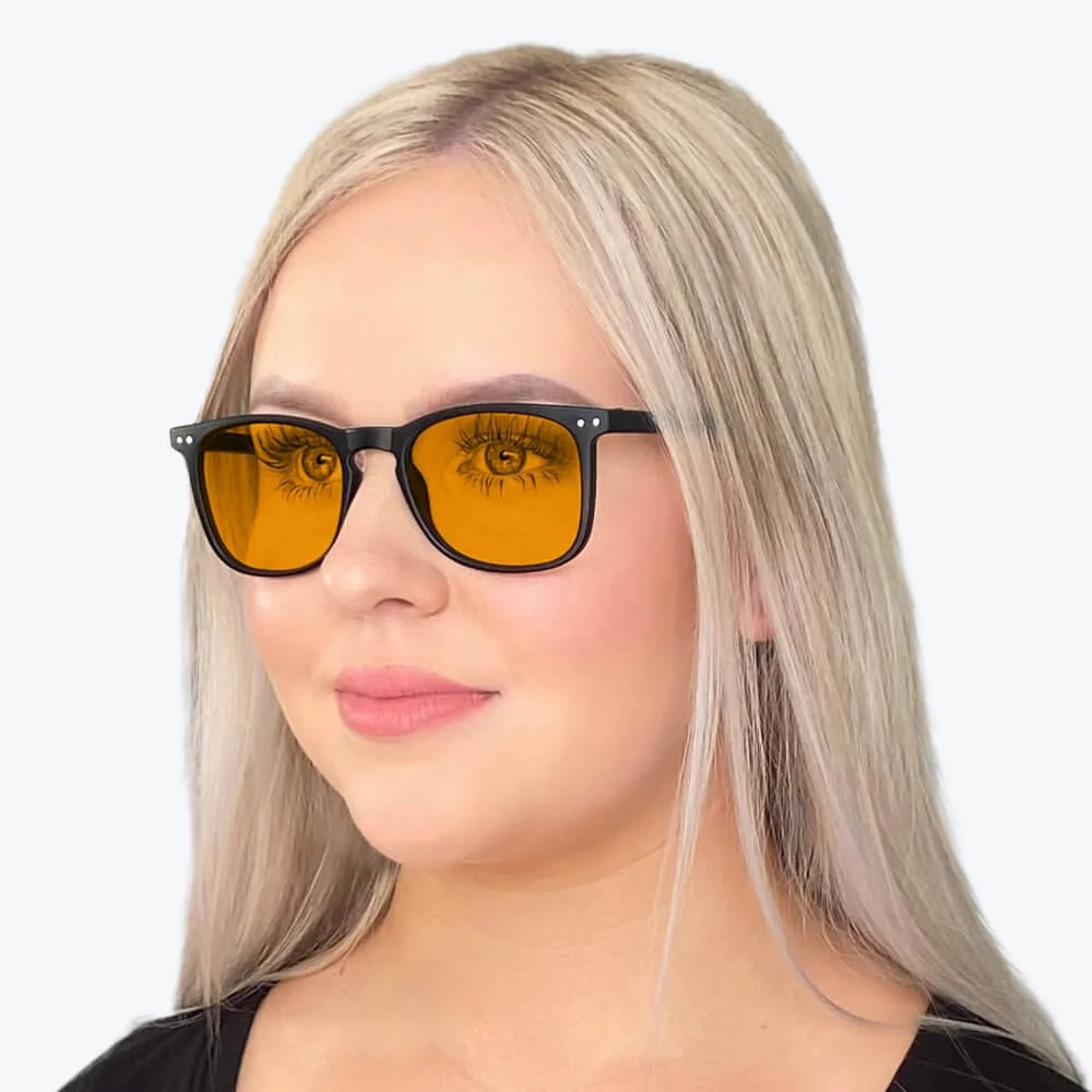 SunDown Taylor Blue Blocking Glasses - Black - Image 7